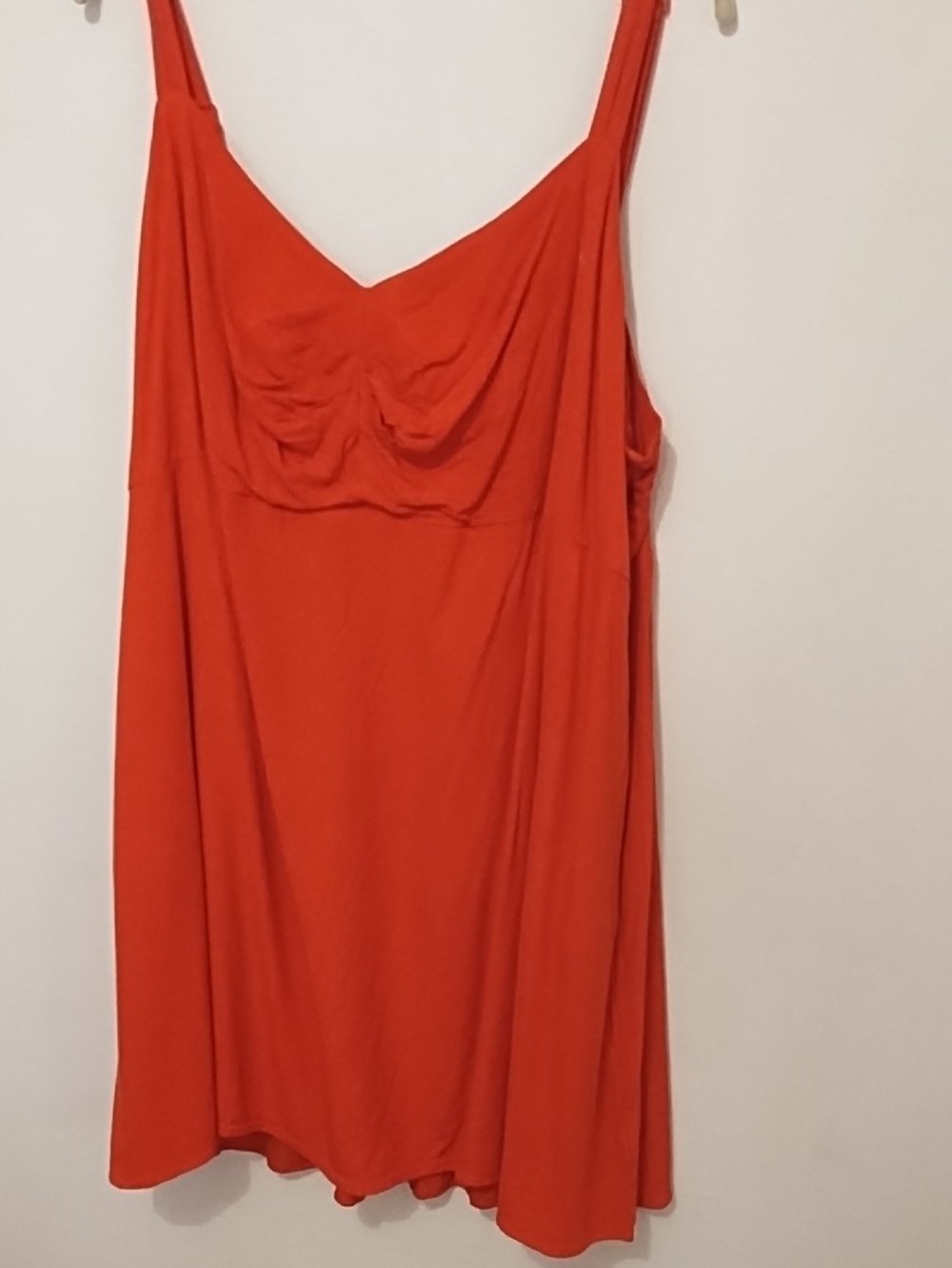 Red Sleeveless Tank Dress